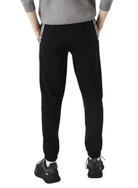 Pantalon Franges Lacoste Noire pour Homme