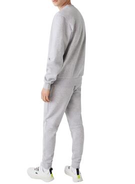 Survêtement Lacoste Brushed Gris pour Homme