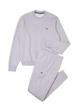 Survêtement Lacoste Brushed Gris pour Homme