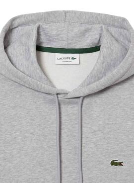 Sweat Lacoste SH9623 Gris pour Homme