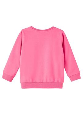 Sweat Name It Larainbow Rosa pour Femme