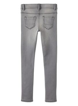 Pantalon Name It Polly Gris Moyen pour Fille