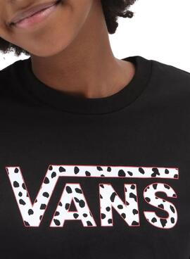 T-Shirt Vans Dalmation Noire pour Fille et Garçon