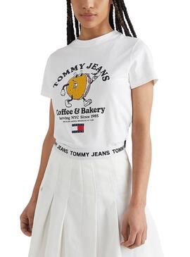 T-Shirt Tommy Jeans Baby bébé Blanc pour Femme