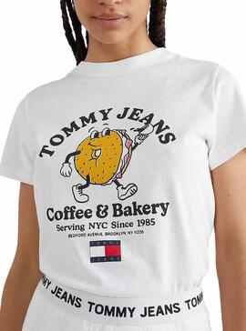 T-Shirt Tommy Jeans Baby bébé Blanc pour Femme