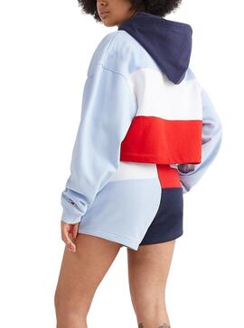 Sweat Tommy Jeans Archive Cropped Multicolor