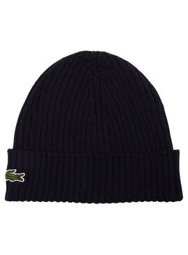 Bonnet Lacoste basique marine pour homme et femme