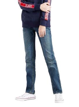 Jeans Levis 511 Slim Fit Bleu Marine Garçon