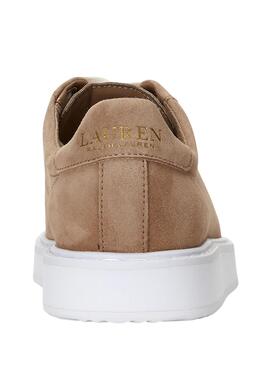 Baskets Polo Ralph Lauren Angéline IV Camel