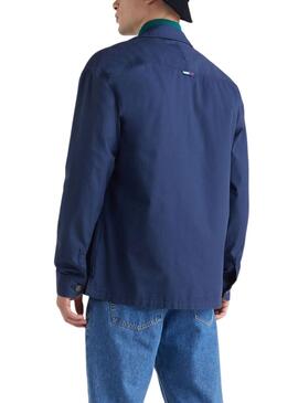 Surchemise Tommy Jeans Classic Solid Marine