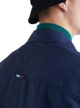 Surchemise Tommy Jeans Classic Solid Marine