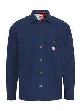 Surchemise Tommy Jeans Classic Solid Marine