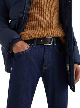Ceinture Tommy Hilfiger Denton Brun pour Homme