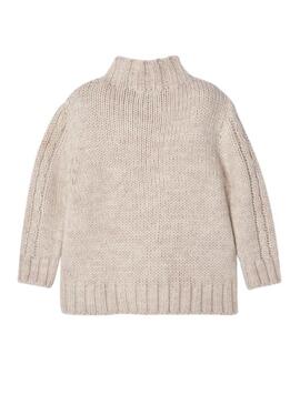 Pull Mayoral Tresses Beige pour Fille