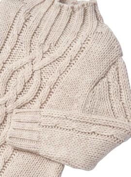 Pull Mayoral Tresses Beige pour Fille
