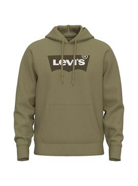Sweat Levis Graphic Hoodie Vert Homme