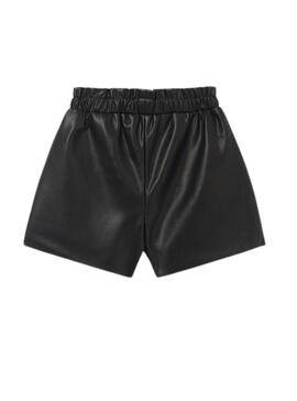 Short Mayoral Similicuir Noire pour Fille