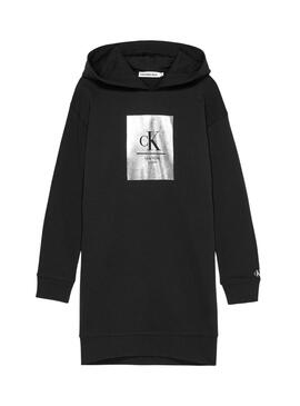 Robe Calvin Klein Sweat Logo Future Noire