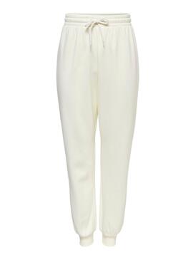 Pantalon Only Cana Block Beige pour Femme