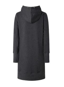 Robe Pepe Jeans Gisela Sweat Gris Femme