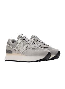 Baskets New Balance 574 Gris pour Femme