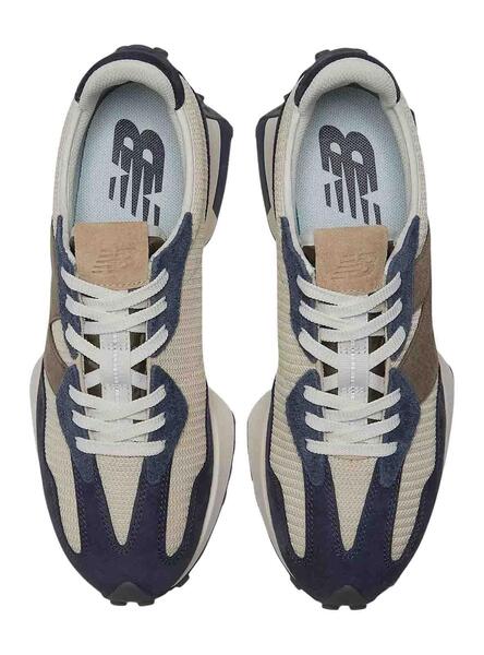 New balance bleu marine et beige hot sale