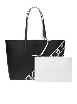 Sac à Main Shopper Lacoste Logo Réversible pour Femme 