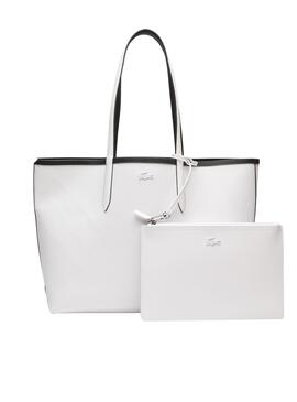 Sac à Main Shopper Lacoste Logo Réversible pour Femme 