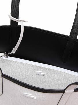 Sac à Main Shopper Lacoste Logo Réversible pour Femme 