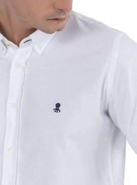 Chemise El Pulpo Oxford Blanc pour Homme