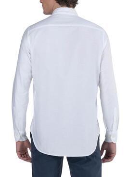 Chemise El Pulpo Oxford Blanc pour Homme