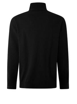 Pull Pepe Jeans Andre Cuello Alto Noire Homme