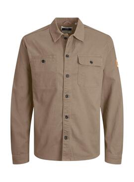Chemise Jack & Jones Classic Beige Garçon
