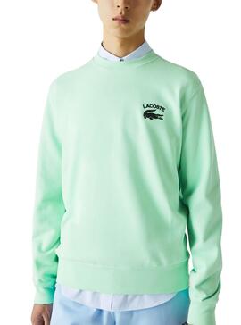 Sweat Lacoste Vert État neuf Homme