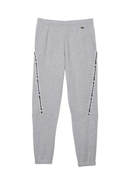 Pantalon de Survêtement Lacoste Taperouge Fit Gris