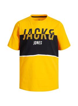 T-Shirt Jack et Jones Viking Jaune Enfante