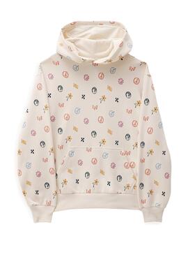 Sweat Vans In Our Hands Beige pour Femme