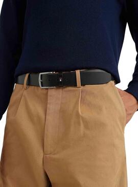 Ceinture Tommy Hilfiger Denton Noire pour Homme