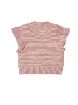 Gilet Mayoral Tricot Volants Rose pour Fille