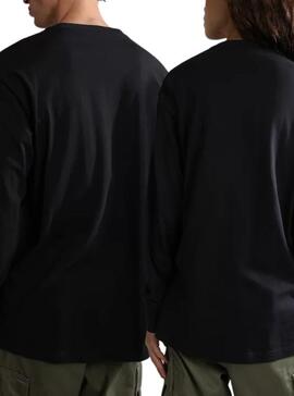 T-Shirt Napapijri S Freestyle Noire pour Homme