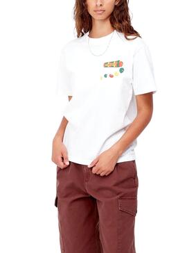 T-Shirt Carhartt Frolo Blanc pour Femme