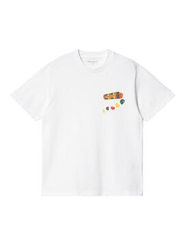 T-Shirt Carhartt Frolo Blanc pour Femme