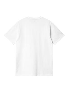 T-Shirt Carhartt Pocket Blanc pour Homme