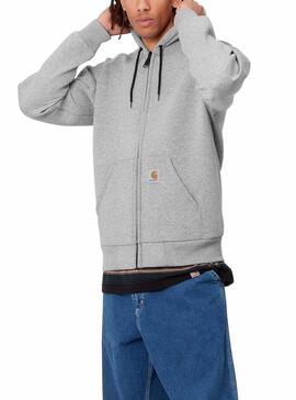 Veste Carhartt Car-Lux Gris pour Homme