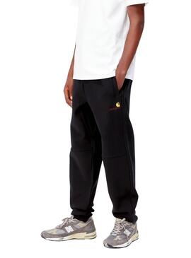 Jogger Carhartt American Script Noire pour Homme