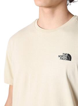 T-Shirt The North Face Simple Beige Homme