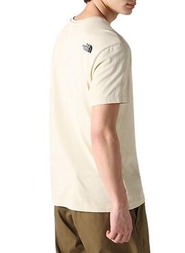 T-Shirt The North Face Simple Beige Homme