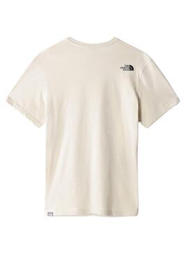 T-Shirt The North Face Simple Beige Homme