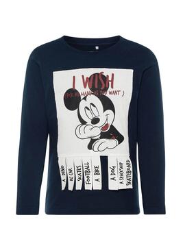 T-Shirt Name It Mickey Palle Marin pour Enfante