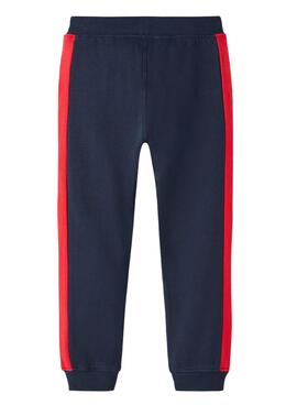 Pantalon Name It Larke Survêtement Bleu Marine pour Fille